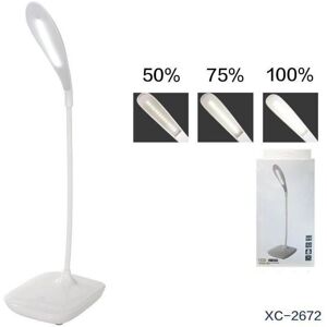 Trade Shop Dt-2672 Lámpara de Escritorio LED Blanca - Lámpara de escritorio Trade Shop Dt-2672 Lámpara de Escritorio LED Blanca - Lámpara de escritorio