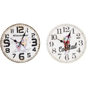 Reloj de Pared de Madera Trade Shop - Decoración Vintage para Cocina y Bebidas Reloj de Pared de Madera Trade Shop - Decoración Vintage para Cocina y Bebidas