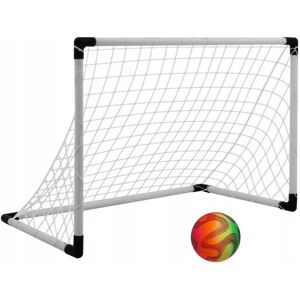 Trade Shop Traesio - Porta de fútbol 90x62x47cm con red y balón - Equipo deportivo Trade Shop Traesio - Porta de fútbol 90x62x47cm con red y balón - Equipo deportivo