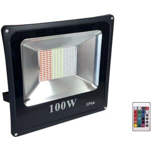 Trade Shop Faro Proyector LED 100w RGB Multicolor - Foco LED Exterior Trade Shop Faro Proyector LED 100w RGB Multicolor - Foco LED Exterior