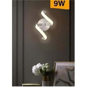 Trade Shop Blanco Cálido Lámpara de Pared Espiral 9W Trade Shop Blanco Cálido Lámpara de Pared Espiral 9W