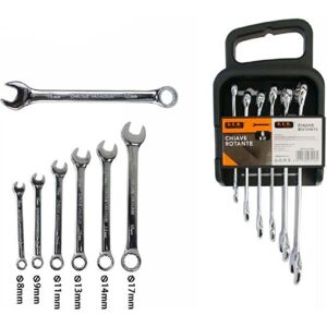 Trade Shop - Set di 6 chiavi - Attrezzi di manutenzione versatili Trade Shop - Set di 6 chiavi - Attrezzi di manutenzione versatili