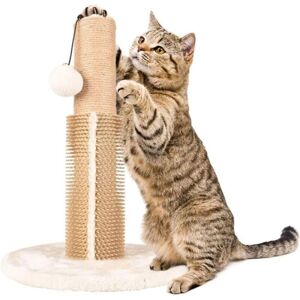 Trade Shop Sno Albero per Gatti - Bianco Marrone - Tiragraffi Trade Shop Sno Albero per Gatti - Bianco Marrone - Tiragraffi