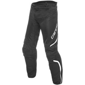 Dainese Black White Drake Air D-Dry Motorcycle Textile Pants - Motorcycle Textile Pants Dainese Black White Drake Air D-Dry Motorcycle Textile Pants - Motorcycle Textile Pants