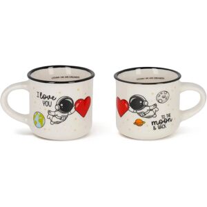 Legami Valentijnsdag Espresso voor Twee Koffiekopjes - Liefde Legami Valentijnsdag Espresso voor Twee Koffiekopjes - Liefde