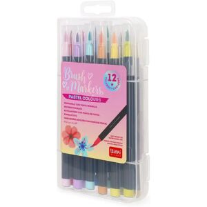 Legami Set de 12 Marcadores Pincel Pastel - Marcadores Legami Set de 12 Marcadores Pincel Pastel - Marcadores