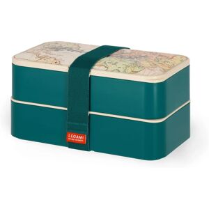 Legami Tragbare Lunchbox mit 3 Bestecken - 1200ml, Reise Legami Tragbare Lunchbox mit 3 Bestecken - 1200ml, Reise
