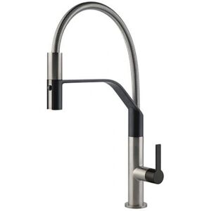Foster Milanello Nero - Miscelatore cucina girevole - 8425 100 Foster Milanello Nero - Miscelatore cucina girevole - 8425 100