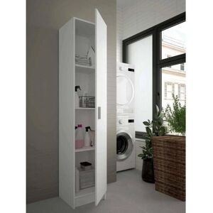 Dmora Armario Multiusos Blanco - 37x180x37cm Dmora Armario Multiusos Blanco - 37x180x37cm