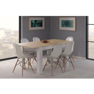 Mesa extensible DMORA Midland - 8 plazas - Diseño moderno Mesa extensible DMORA Midland - 8 plazas - Diseño moderno
