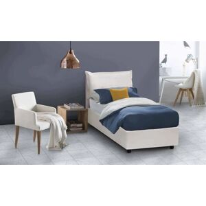 Cama TALAMO ITALIA con Espacio de Almacenaje - 80x190cm, Blanco Cama TALAMO ITALIA con Espacio de Almacenaje - 80x190cm, Blanco