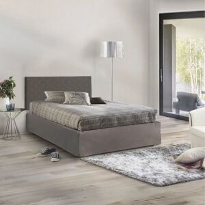 Cama doble Cleide de Talamo Italia - Cabecera en eco-cuero - Hecho en Italia Cama doble Cleide de Talamo Italia - Cabecera en eco-cuero - Hecho en Italia