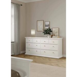 DMORA Cajonera - 8 Cajones, Blanco - Muebles para Dormitorio DMORA Cajonera - 8 Cajones, Blanco - Muebles para Dormitorio