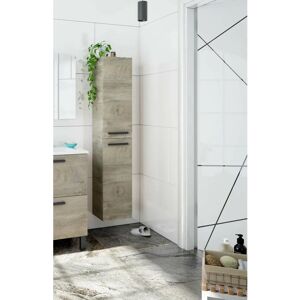 Dmora Alexandria Gabinete de baño colgado con 2 puertas - 30x25x150cm Dmora Alexandria Gabinete de baño colgado con 2 puertas - 30x25x150cm