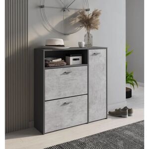 DMORA Armario Zapatero Moderno 91x27x94cm - Italia DMORA Armario Zapatero Moderno 91x27x94cm - Italia