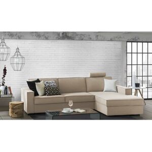 Talamo Italia Sofá Cama Esquina Beatrice - Hecho en Italia - Con Colchón y Rete Talamo Italia Sofá Cama Esquina Beatrice - Hecho en Italia - Con Colchón y Rete