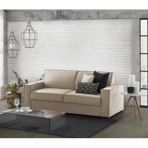 Divano Beige Manuela Talamo Italia - 2 Posti Fisso Divano Beige Manuela Talamo Italia - 2 Posti Fisso
