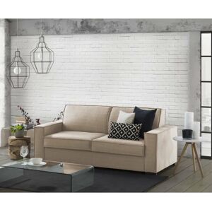 Talamo Italia - Sofá Carol de 2 plazas Beige - Muebles de Salón Talamo Italia - Sofá Carol de 2 plazas Beige - Muebles de Salón