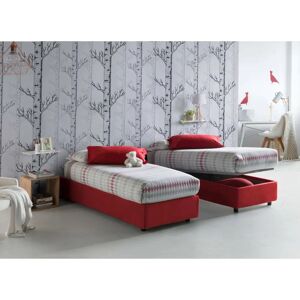 Cama con Almacenamiento DMORA Sophia - Colchón 90x190 - Hecho en Italia Cama con Almacenamiento DMORA Sophia - Colchón 90x190 - Hecho en Italia