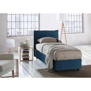Cama Evelyn de DMORA - 90x200cm con Almacenamiento - Azul Cama Evelyn de DMORA - 90x200cm con Almacenamiento - Azul