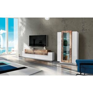 DMORA Mueble de Pared Modular con Luz LED DMORA Mueble de Pared Modular con Luz LED