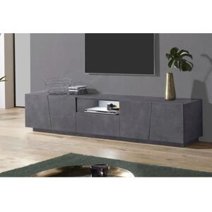 Mueble TV DMORA - Made in Italy - 220x43 - Color Pizarra Mueble TV DMORA - Made in Italy - 220x43 - Color Pizarra