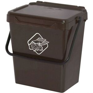 DMORA Tacho Marrón 30L Papelera - Contenedor de reciclaje DMORA Tacho Marrón 30L Papelera - Contenedor de reciclaje