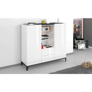 Dmora Mueble Moderno con 2 Puertas y 2 Cajones - Credenza Dmora Mueble Moderno con 2 Puertas y 2 Cajones - Credenza