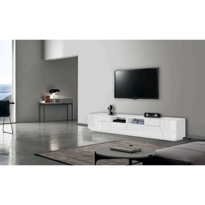 Dmora Mueble de TV Blanco Moderno - Fabricado en Italia Dmora Mueble de TV Blanco Moderno - Fabricado en Italia