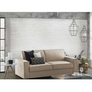TALAMO ITALIA Sofá Cama Giuliana - 2 Plazas, Diseño Italiano, Tela Acolchada TALAMO ITALIA Sofá Cama Giuliana - 2 Plazas, Diseño Italiano, Tela Acolchada