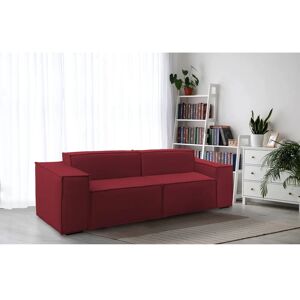TALAMO ITALIA Sofá Modular Paola - 2 Plazas, Rojo, Diseño Italiano TALAMO ITALIA Sofá Modular Paola - 2 Plazas, Rojo, Diseño Italiano