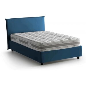 TALAMO ITALIA Cama doble con almacenamiento - Azul TALAMO ITALIA Cama doble con almacenamiento - Azul