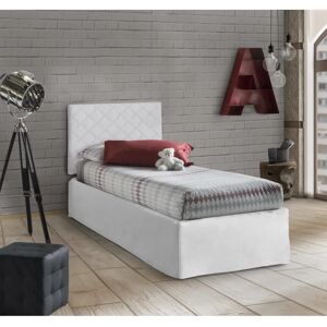 TALAMO ITALIA Cama individual Cleonice - Cabecero en ecopiel y colchón incluido TALAMO ITALIA Cama individual Cleonice - Cabecero en ecopiel y colchón incluido
