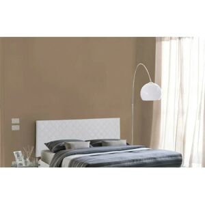Cabecero de cama doble TALAMO ITALIA - Polipiel, Blanco Cabecero de cama doble TALAMO ITALIA - Polipiel, Blanco