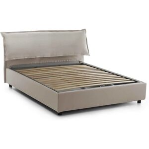 TALAMO ITALIA - Cama Cloe con Almacenamiento, Funda Extraíble, Cabecero Acolchado - Cama TALAMO ITALIA - Cama Cloe con Almacenamiento, Funda Extraíble, Cabecero Acolchado - Cama