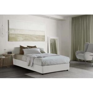 Cama de almacenamiento italiana - 120x190cm - Blanco Cama de almacenamiento italiana - 120x190cm - Blanco