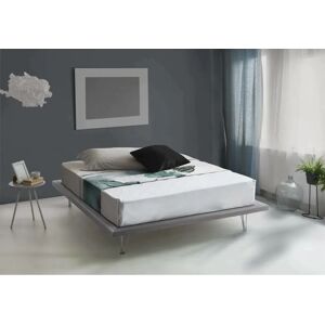 TALAMO ITALIA Dgaviol - Cama de Tela en Gris - 160x200 cm TALAMO ITALIA Dgaviol - Cama de Tela en Gris - 160x200 cm