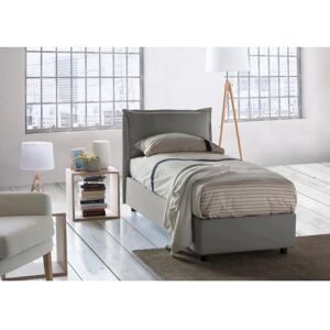 TALAMO ITALIA - Cama con contenedor y funda de tela - 90x190 cm TALAMO ITALIA - Cama con contenedor y funda de tela - 90x190 cm