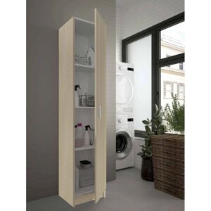 DMORA Clearwater Armario de almacenamiento - Estantes ajustables - 37x37x180cm DMORA Clearwater Armario de almacenamiento - Estantes ajustables - 37x37x180cm
