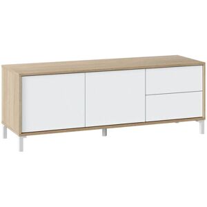 Mueble de TV DMORA Dayha - Moderno, Soporta 40kg, Madera laminada Mueble de TV DMORA Dayha - Moderno, Soporta 40kg, Madera laminada