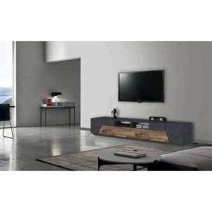 Mueble de TV DMORA - Diseño Italiano Moderno - 4 Puertas - 260x43x46cm Mueble de TV DMORA - Diseño Italiano Moderno - 4 Puertas - 260x43x46cm
