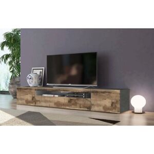 DMORA Dmarso Mueble de TV - Estilo Industrial con 3 Puertas DMORA Dmarso Mueble de TV - Estilo Industrial con 3 Puertas