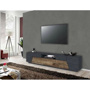 DMORA Ardesia y Arce Mueble de TV - Estilo moderno italiano DMORA Ardesia y Arce Mueble de TV - Estilo moderno italiano