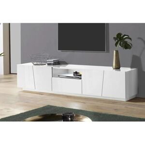 DMORA Soporte de TV Blanco Moderno - Diseño Italiano DMORA Soporte de TV Blanco Moderno - Diseño Italiano