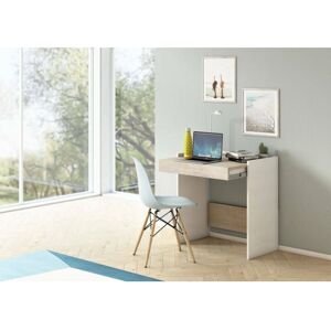 Escritorio DMORA Dbeltrá - Moderno con Cajón - 80x40cm, Blanco Escritorio DMORA Dbeltrá - Moderno con Cajón - 80x40cm, Blanco
