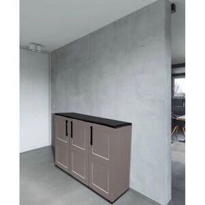 Dmora - Armario multiusos - Gris - Interior/Exterior Dmora - Armario multiusos - Gris - Interior/Exterior