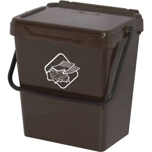 DMORA Cubo de basura marrón de 30L - Contenedor de reciclaje con tapa DMORA Cubo de basura marrón de 30L - Contenedor de reciclaje con tapa