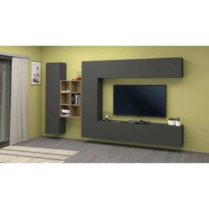 DMORA Danilo Wall Unit - 4-Door Multiuse Italian Made DMORA Danilo Wall Unit - 4-Door Multiuse Italian Made