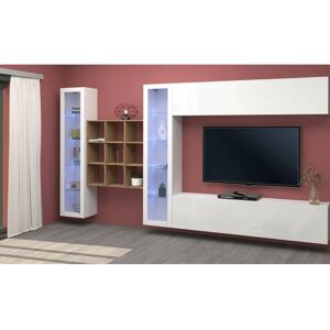 Unidad de Pared DMORA Gustavo - Mueble de salón italiano moderno Unidad de Pared DMORA Gustavo - Mueble de salón italiano moderno