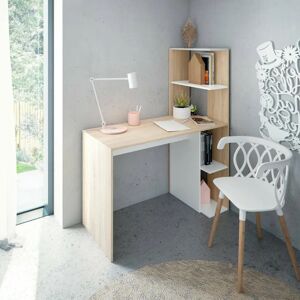 DMORA Peekskill Escritorio - Mesa de oficina moderna y ahorra espacio DMORA Peekskill Escritorio - Mesa de oficina moderna y ahorra espacio